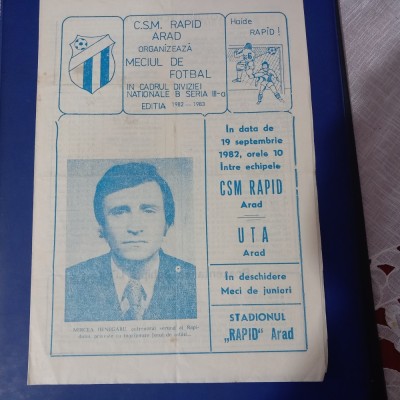 Program Rapid Arad - UTA foto