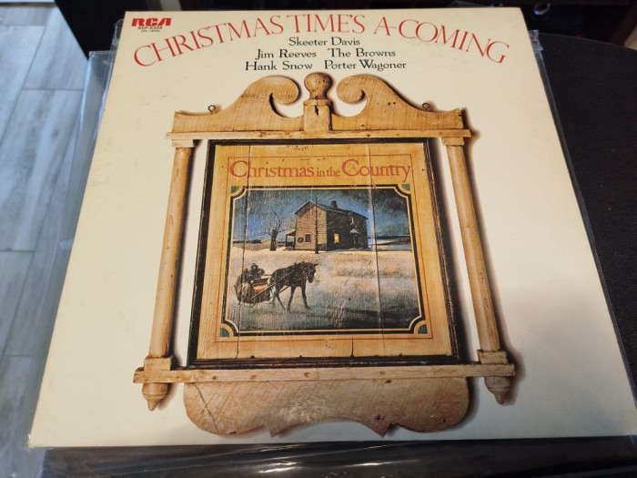 Vinil - PROMO - LP &quot;Japan Press&quot; VARIOUS - CHRISTMAS TIME&#039;S COMING (VG+)