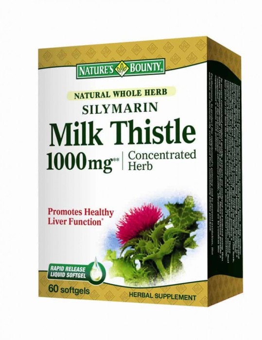 Silymarin Milk Thistle, 1000mg, 60cps, Walmark Silymarin Milk Thistle, 1000mg, 60cps, Walmark