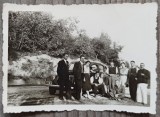Grup cu automobil de epoca, Romania interbelica// fotografie