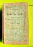 E429-ISTORIA MATEMATICII anul 1879-Carte veche rara lb. franceza.