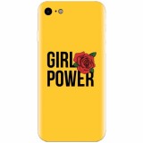 Husa silicon pentru Apple Iphone 8, Girl Power