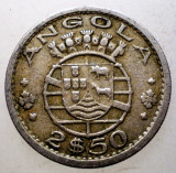 7.212 ANGOLA COLONIE PORTUGHEZA 2,5 ESCUDOS 1967