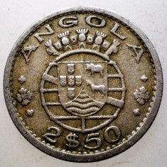 7.212 ANGOLA COLONIE PORTUGHEZA 2,5 ESCUDOS 1967