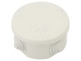 Cutie de Conexiuni 80mm IP55 Gri de Perete
