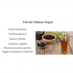 Ulei de chimen negru Bio 500mg, Chimen negru Organic 500 Mg, 120 Capsule, Belle Bio foto