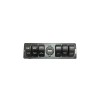 Suport panou 6 butoane &icirc;ntrerupătoare iluminate tip Rocket voltmetru ,USB 12V 24V 22x7cm