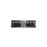 Suport panou 6 butoane &icirc;ntrerupătoare iluminate tip Rocket voltmetru ,USB 12V 24V 22x7cm