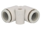 Racord Push-in 90&deg; Polipropilenă 1-10 Bar