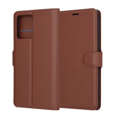 Husa pentru Motorola Edge 40 / Edge (2023) - Techsuit Leather Folio - Brown foto