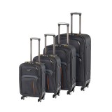 TraveLux Light XI set valize cu role negru