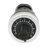 Intrerupator cu Potentiometru Rotativ Viteza LA42DWQ-22 5K, 22mm, 250V, 2W, 0-100% Control Intensitate, Plastic Ignifug
