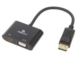 Convertor DisplayPort 1.2 Negru HDMI/VGA