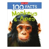 100 Facts Monkeys and Apes - Carte pentru copii 5-8 ani