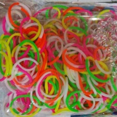 Elastice Rainbow Loom - Neon Mix Duo - 300 buc.