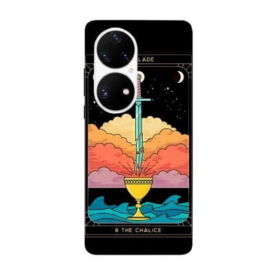 Husa compatibila cu Huawei Nova Y70 model Tarot Card, Silicon, TPU, Viceversa foto