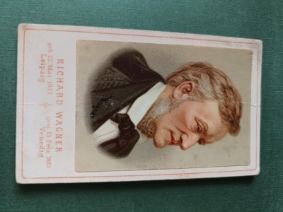 fotografie galerie historique ,dimensiuni 11 cm x 6 cm, anii 1900, ,personalitati RICHARD WAGNER foto