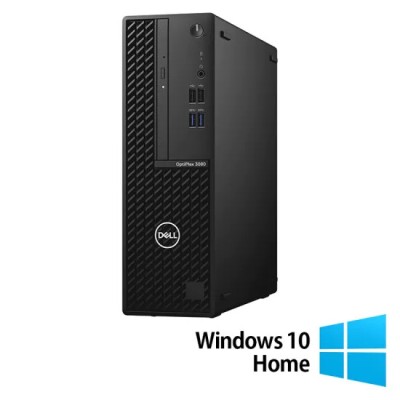 Calculator Refurbished DELL OptiPlex 3080 SFF, Intel Core i3-10105 3.70 - 4.40GHz, 8GB DDR4, 256GB SSD + Windows 10 Home foto
