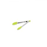 Clește Metalic, 20cm, V&acirc;rf Silicon Verde Lime, Argintiu, Oem