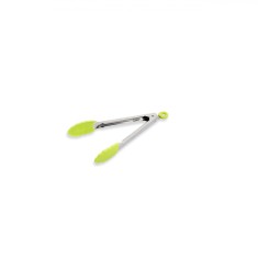 Clește Metalic, 20cm, V&acirc;rf Silicon Verde Lime, Argintiu