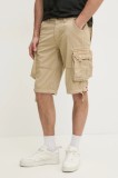 Alpha Industries pantaloni scurti din bumbac Alpha Industries Jet Short 191200 159 culoarea bej