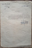 Document demisionat fara drept de preaviz, semnat Emil Prager 1947