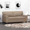 VidaXL Canapea cu 2 locuri, cappuccino, 120 cm, piele ecologică 359416