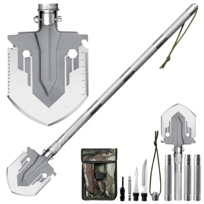 Lopata militara 16 in 1 pentru supravietuire, cutit, aprinzator de foc, satar, Lean 26576 foto