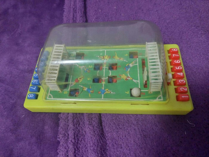 JOC DE FOTBAL CUPA MONDIALĂ de colectie,Jucarie de EPOCA NIZZI TOYS ANII 80