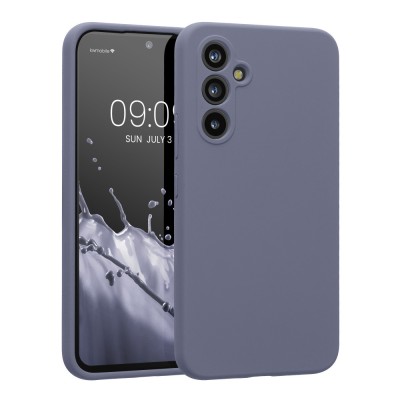 Husa Kwmobile pentru Samsung Galaxy A54 5G, Mov inchis, Silicon, KWM000018FQ051C foto