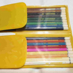 Creioane Colorate Trusa - Set COMPLET 18 culori Numerotate - DESENCOLOR - Sibiu