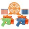 Set de 2 x Blaster, Nerf Elite, Face-Off-Target, 12 Gloante din spuma + Tinta, 8+