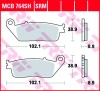 Set placute frana spate TRW MCB764SRM - Honda FJS 400 Silverwing (06-16) - FJS 600 Silverwing (03-16) 4T LC 400-600cc