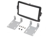 Cadru radio 2 DIN negru luciu pentru Dacia, Fiat, Nissan, Opel, Renault, ACV