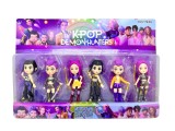Set 6 figurine papusi KPOP Demon Hunters cu accesorii