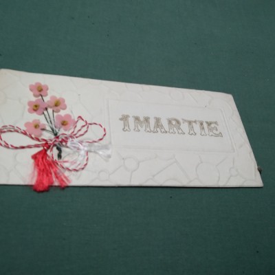 CARTE POSTALA FELICITARE MARTISOR CIRCULATA foto