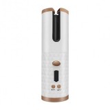 Ondulator automat wireless FOXMAG24, temperatura 150&deg;C - 200&deg;C, incarcare USB, baterie 5000 mAh, alb perla