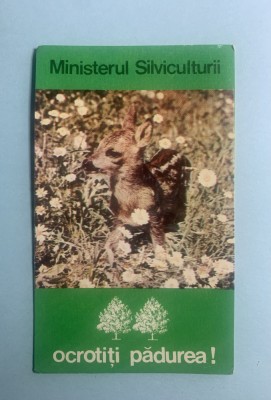 Calendar 1984 ocrotiți pădurea foto