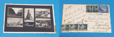 Carte Postala veche circulata anul 1947 PLOESTI - piesa deosebita foto
