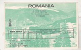 bnk cp Carte postala QSL - Sinaia - Cota 1400