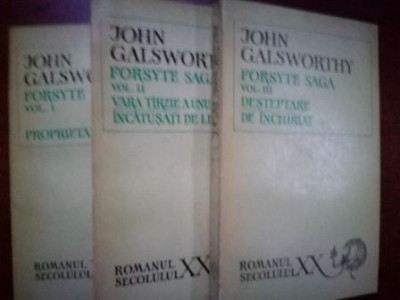 Forsyte saga 1, 2, 3- John Galsworthy foto