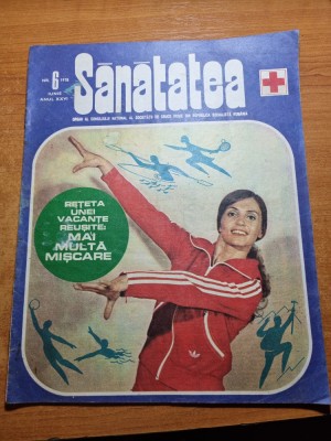 revista sanatatea iunie 1978-ceausescu vizita in marea britanie,jud. neamt foto