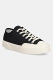 Superga tenisi WORKS LOW CUT COTTON CANV culoarea negru, S51347W
