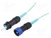 Conector fibra optica, {{Subtip conector}}, 1 pini, BULGIN - PXF4055CAA