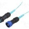 Conector fibra optica, {{Subtip conector}}, 1 pini, BULGIN - PXF4055CAA