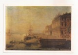 FA97 -Carte Postala- RUSIA - State Tretyakov Gallery - M.N. Vorobyev, Palace Embankment in St. Petersburg, necirculata 1972