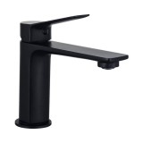 Cumpara ieftin Baterie Lavoar Jungborn Gamma, Alama, Negru Mat, Monocomanda, Cartus Ceramic, Montare Chiuveta, Inaltime 159.5mm