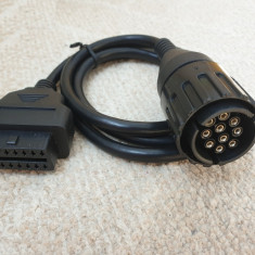 Cablu adaptor de la 10 pin la 16 pin OBD2 motocicleta BMW ICOM D (A si A2)