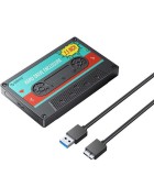 Rack SSD/HDD USB3.0 2.5&quot; SATA max. 5Gbps Orico 2580U3-V1-BK negru
