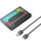 Rack SSD/HDD USB3.0 2.5&quot; SATA max. 5Gbps Orico 2580U3-V1-BK negru